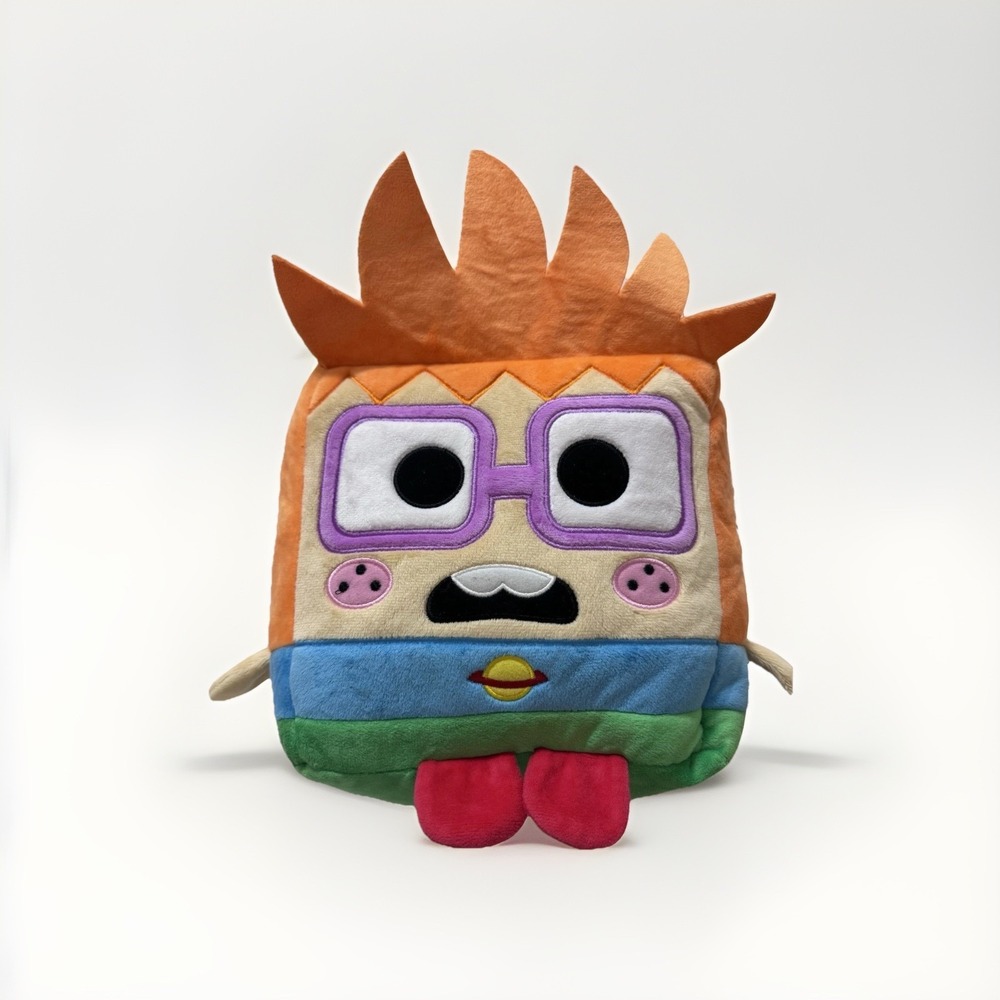Nickelodeon Rugrats Chuckie 14" Stuffed Plush Pillow Kawaii Cubes Cuddlerz